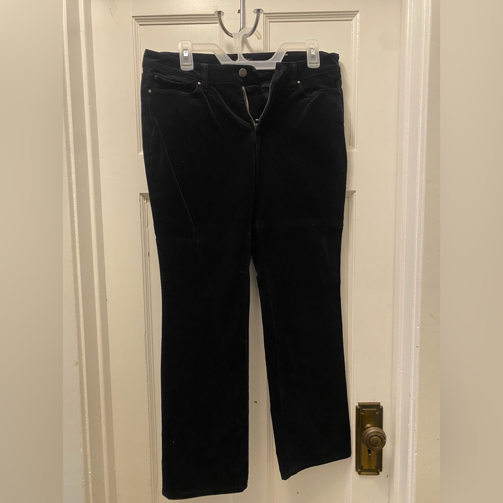 Black corduroy pants